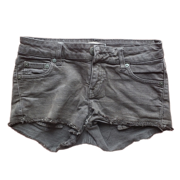 Tacera Women's Black Denim Shorts – Size 26 - Picture 1 of 2